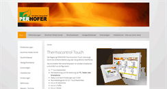 Desktop Screenshot of perhofer.at